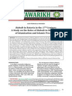 Agus Permana dan Mawardi - Habaib in Batavia in the 17th Century; A Study on the Roles of Habaib in the Process of Islamization and Islamic Preaching - Tawarikh Vol.9, No.1, (2017)