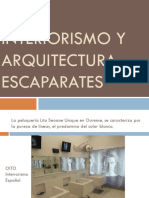 Arquitectura e Interiorismo Escaparates