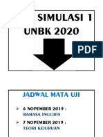 Info Simulasi 1 Unbk 2020 Revisi