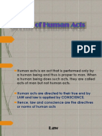 Norms of Human Acts