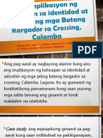 (Danesse) Ang implikasyon ng kahirapan sa identidad at saloobin ng mga batang kargador sa crossing, calamba nina J. Bathan.pptx