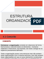 4. Estrutura organizacional