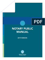 Notary Public Manual PDF