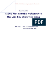 Bai Giang Tieng Anh Chuyen Nganh Cong Nghe Thong Tin