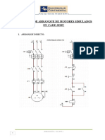 Diagramas de Arranque de Motores Simulados en Cade Simu PDF