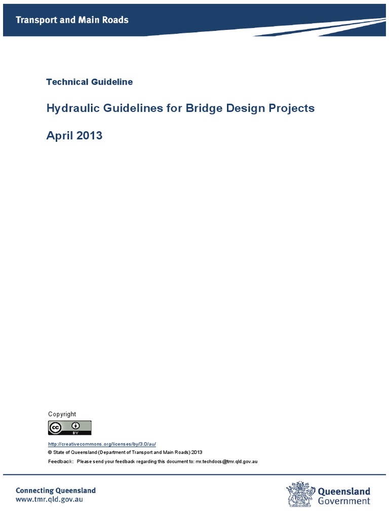 Hydraulic Guidelines For Bridge Design P PDF | PDF | Flood | Drainage Basin
