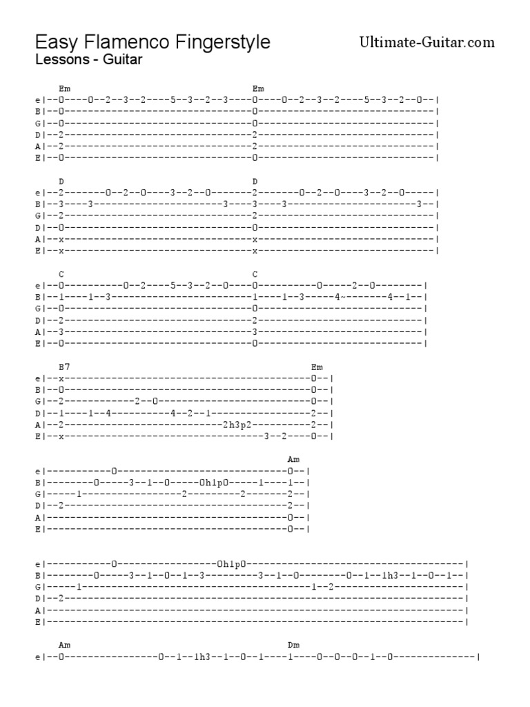 FLAMENCO GUITAR TABS PDF intelligence overview