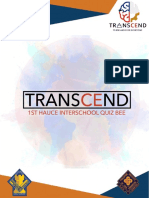 TransCEnd National Quiz Bee Invitation Kit