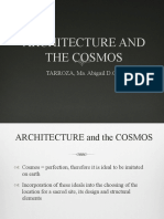 Architecture and The Cosmos: TARROZA, Ma. Abigail D.C