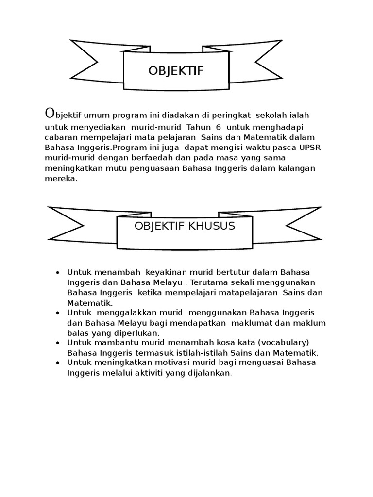 Rancangan Kegiatan Selepas Upsr 1 Pdf