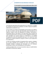 Informe Planta de Tratamiento de Aguas Residuales Seda Cusco