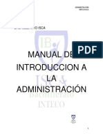 Manual de Introducción A La Administración