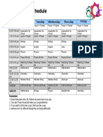 Revision Timetable