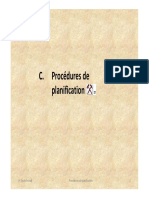 3 Procédures de Planification