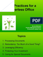 Best Practices - Paperless Office