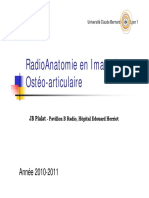 RadioAnatomie Ostu00E9o-articulaire