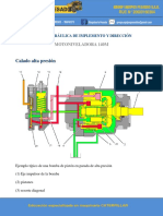 Calado de La Bomba de Implementos y Dirección Motoniveladora 140M