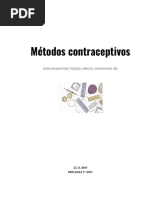 Trabalho Biologia Métodos Contraceptivos