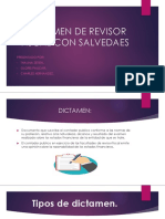 DICTAMEN DE REVISOR FISCAL CON SALVEDAES Diapositivas