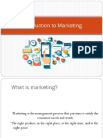 Introduction To Marketing