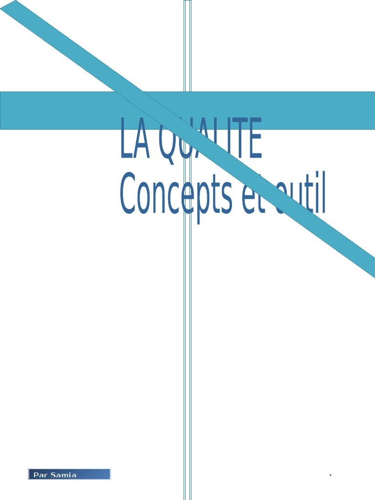 Concepts clés de la qualité en entreprise | PDF | Management de la ...