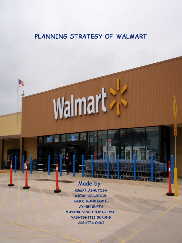 Planning Strategy of Walmart PDF Walmart Retail