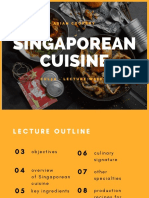 Cul5a - Lecture - Week 9 - Singaporean Cuisine PDF