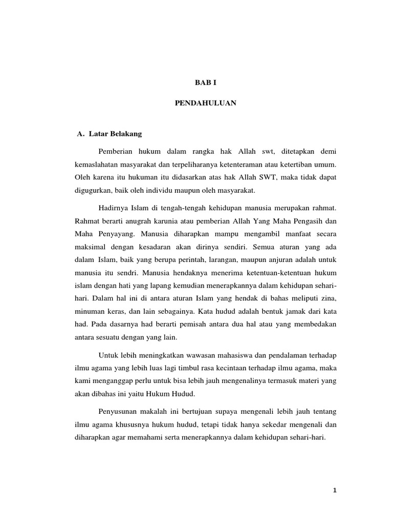 Makalah Fiqh Hudud Pdf
