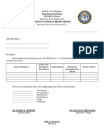 Letter Form 137 A
