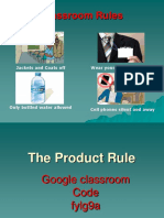 The Product Rule