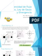 3 Diapositivas Densidad de Flujo Electrico, Ley de Gauss y Divergencia v1