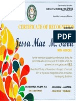 New Certificate