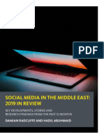 Social Media in the Middle East: 2019 in review