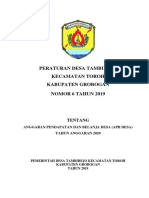 Perdes Tambirejo 06 - 2019 TTG APBDesa 2020