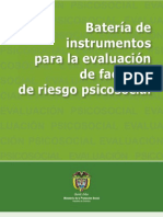 Bateria de Instrumentos para La Evaluacion de Factores de Riesgo Psicosocial