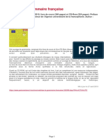 Maitriser La Grammaire Francaise PDF