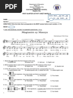 Grade 6 Mapeh Priodical Test Tos Answer Key