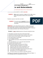 Worksheet 26 Pronouns and their Antecedents.doc