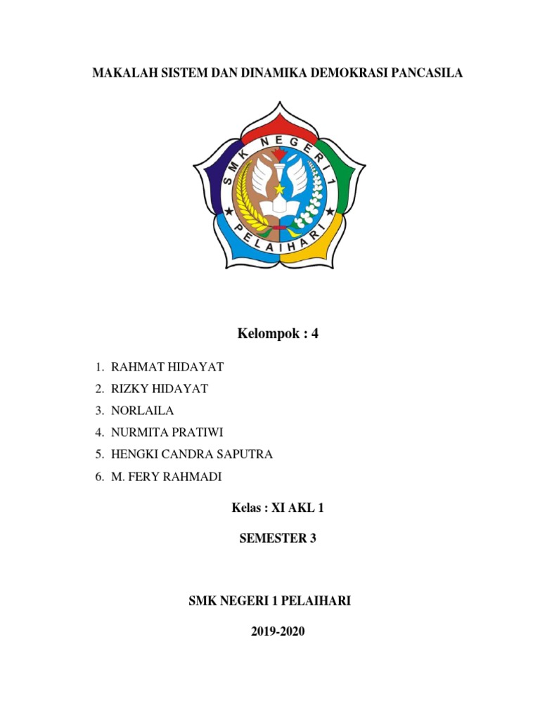 Makalah Sistem Dan Dinamika Demokrasi Pancasila Docx
