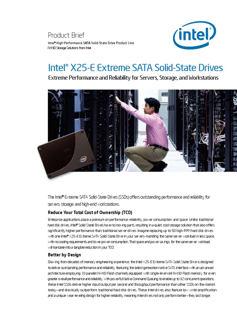 Extreme Sata SSD Product Brief | PDF | Solid State Drive | Flash Memory