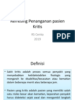 Refresing Managemen Pasien Kritis