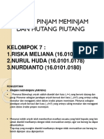 Hukum Pinjam Meminjam Dan Hutang Piutang