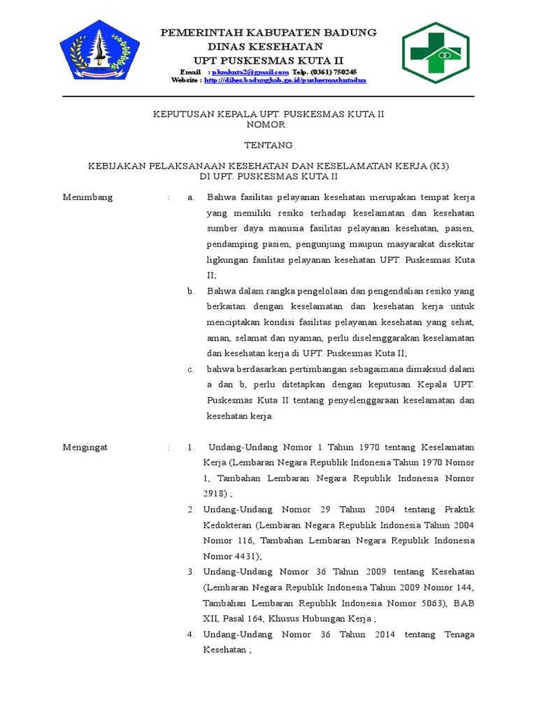 SK TIM K3 Kuta II | PDF