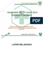 Paparan Permenkes No.75 Puskesmas (Sosialisasi Bu Rita)