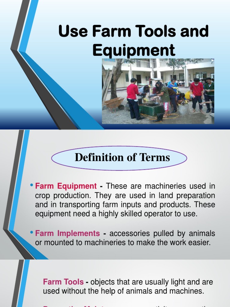 Understanding Farm Tools and Equipment | PDF | Plough | Tillage