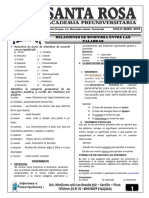 Sinónimos y relaciones léxicas