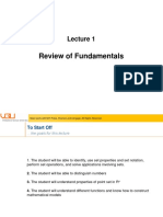 OMAT - Lecture 1 Review of Fundamentals - STD PDF