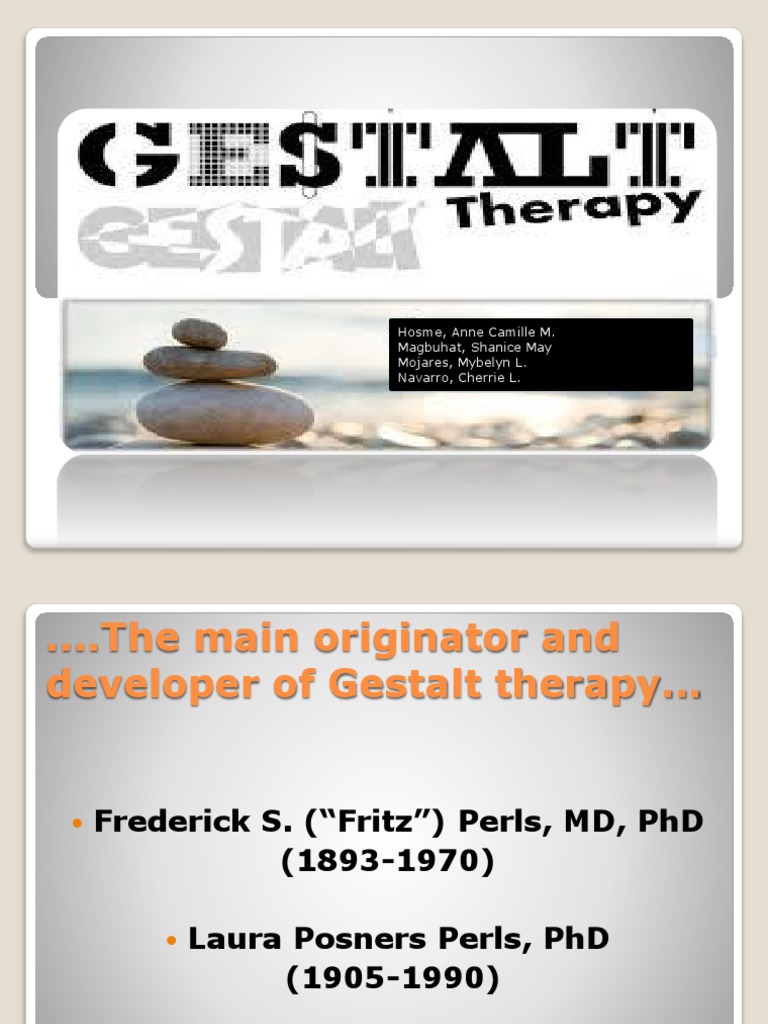 Gestalt Therapy PDF Gestalt Therapy Psychotherapy
