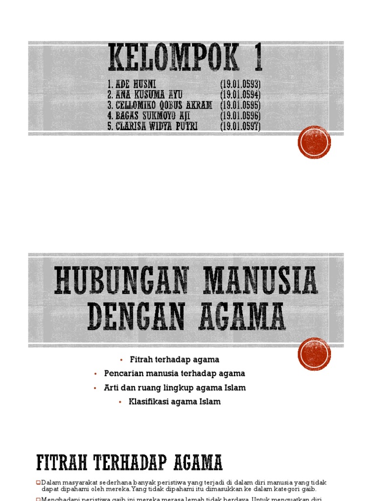 Hubungan Manusia dan Agama dalam Islam | PDF