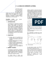 Onda senoidal: medición de voltaje pico, eficaz y frecuencia